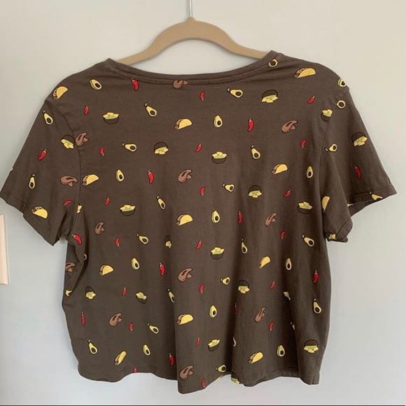 Blue Notes Cropped T-Shirt - Picture 2 of 2